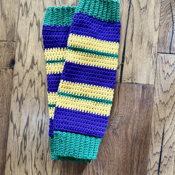 Mardi Gras Leg Warmers