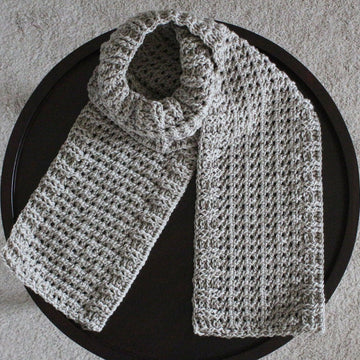 Textured Unisex Scarf Pattern