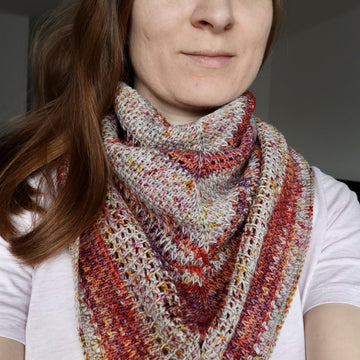 Sienna Harvest Berry Shawl