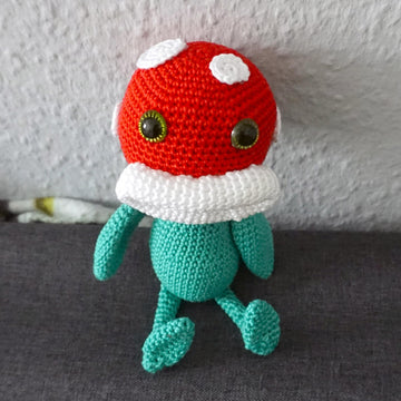 Häkelanleitung für die Amigurumi Piranha-Pflanze