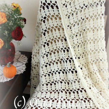 Easy Lace Throw