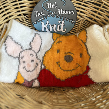 Pooh and Piglet baby blanket
