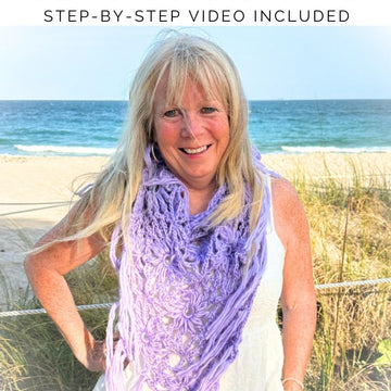 Blooming Shawl Crochet Pattern