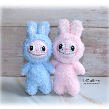 Smiling Bunny / Labubu Crochet Pattern