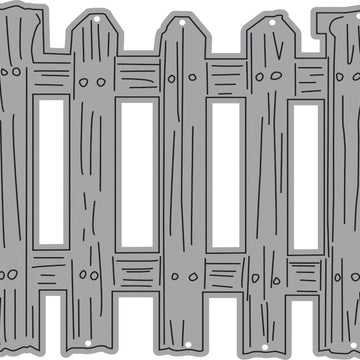 Elizabeth Craft Designs Elizabeth Craft Metal Die By Susan's Garden Club - Garden Notes-Garden Fence