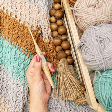 Alpine Stitch Textured Blanket