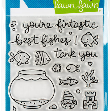 Lawn Fawn Clear Stamps 4"X6" - Fintastic Friends