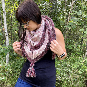 Flickering Flames Shawl