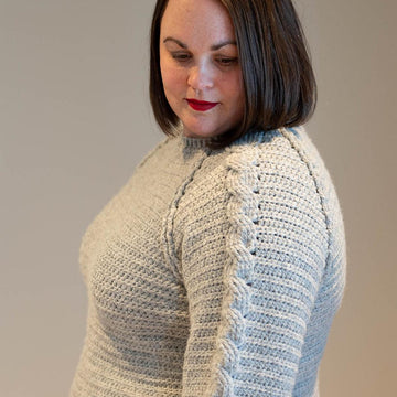 Cable Raglan Sweater