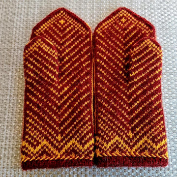 "Two Suns" Mittens