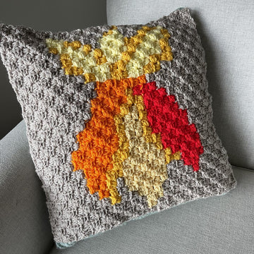 Ornamental Corn C2C Blanket Square