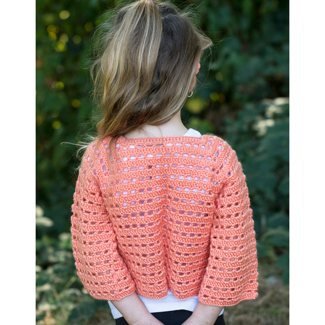 Flower Friendly Sweater & Headband in Cascade Yarns Cherub Aran & Cherub Aran Multis- A290 - Downloadable PDF