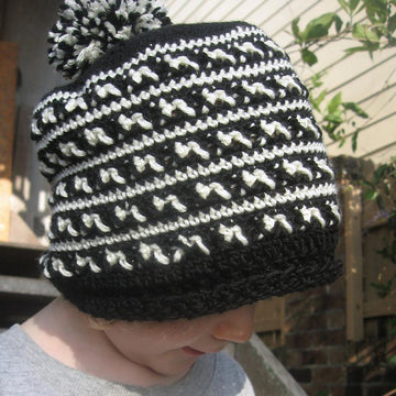 Black Ice Slouchy Hat
