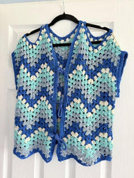 Cold Shoulder Crochet Waistcoat