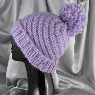 Superfast Swirl Bobble Beanie Hat