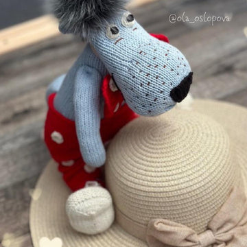 Wolf knitting pattern