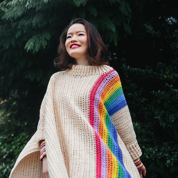 Colours Of The Rainbow Poncho