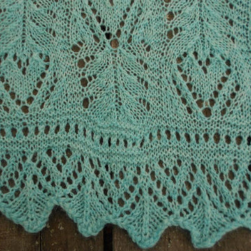 Hidden Hearts Lace Shawl