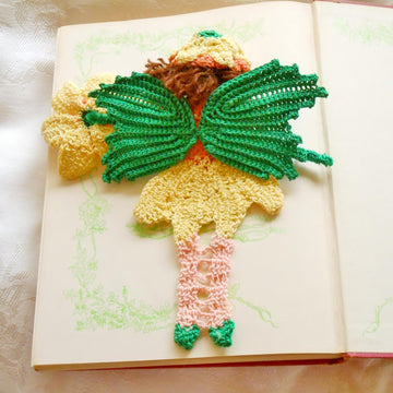 Daffodil Spring Fairy Bookmark