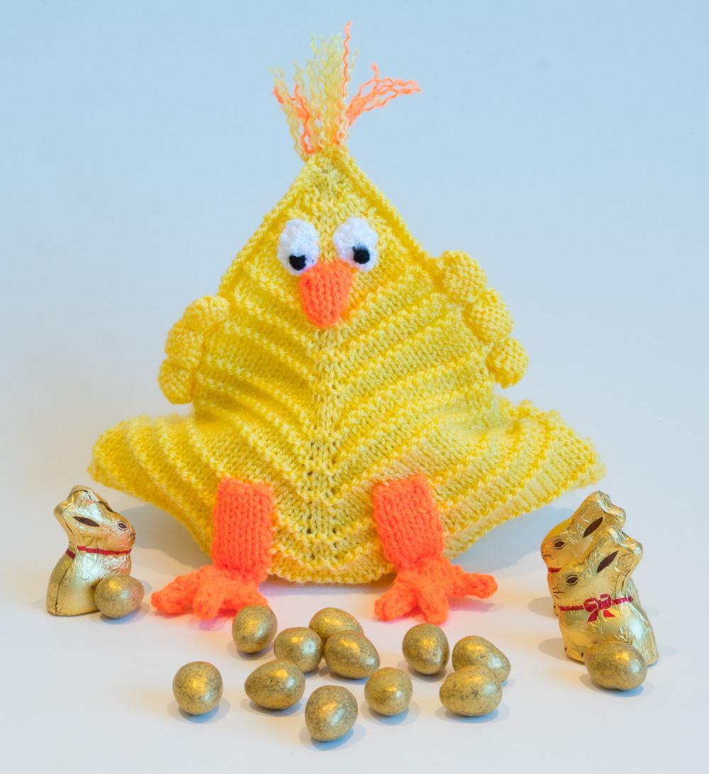 Cute Easter Toys to Knit - chick bee tortoise snake rabbit mouse wind spinner