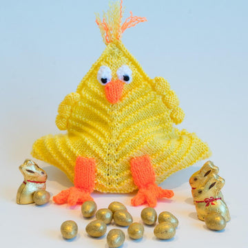 Cute Easter Toys to Knit - chick bee tortoise snake rabbit mouse wind spinner