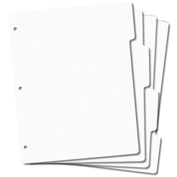Crafter's Companion EZMount Tabbed Stamp Storage Panels 4/Pkg - 8.5"X11"