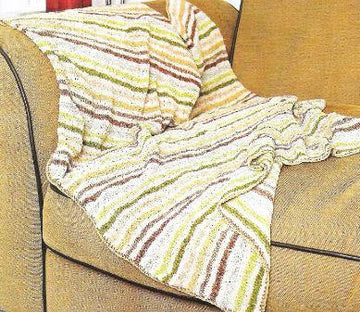 Striped Chenille Throw