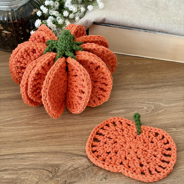 Pumpkin Coaster Set