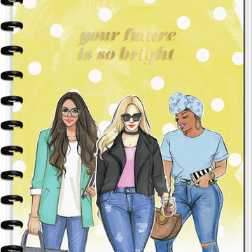 Happy Planner Big Notebook W/60 Sheets - Bright Future X Rongrong