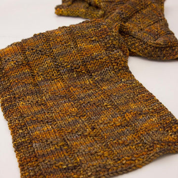Rust Scarf Knit