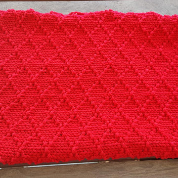 Nicky - diamond stitch scarf or cowl