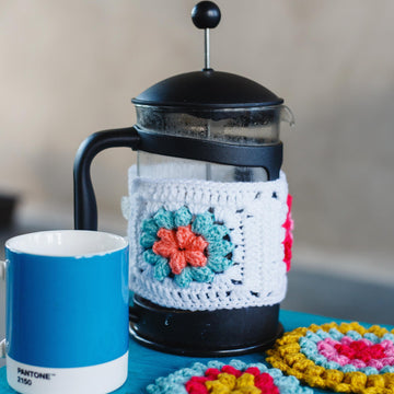 Cafetiere Cosy and Coasters
