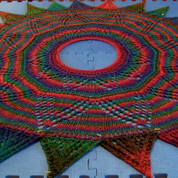 Multi-faceted Shawl (knit in the round)