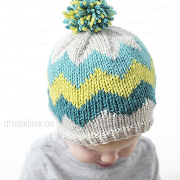 Zig Zag Chevron Hat