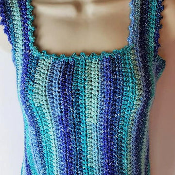 Summer Waves Crop Top