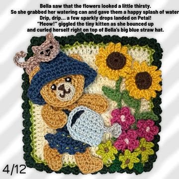 Granny Square Bear 4 Crochet