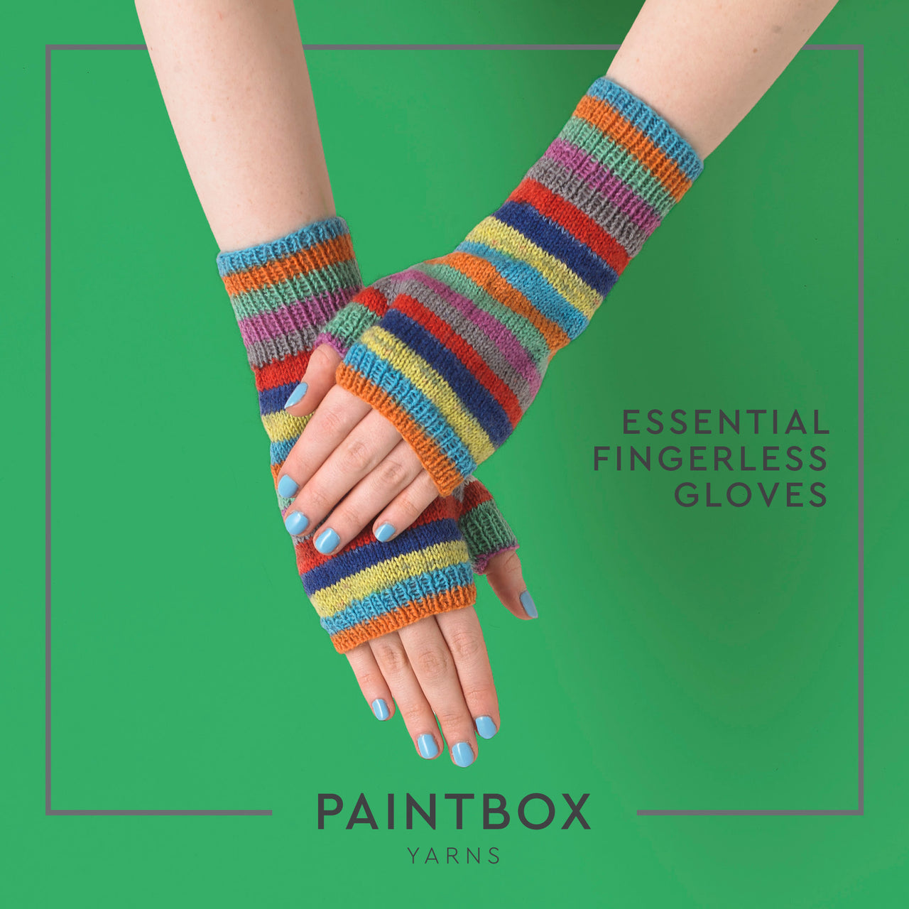 Essential Fingerless Gloves - Free Knitting Pattern for Women in Paintbox Yarns Socks