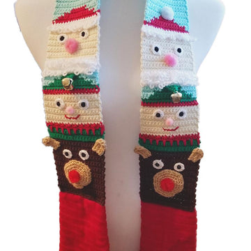 Christmas Totem Pole Kitchen Boa