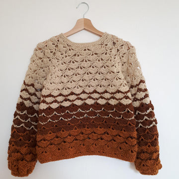 Two toned sweater