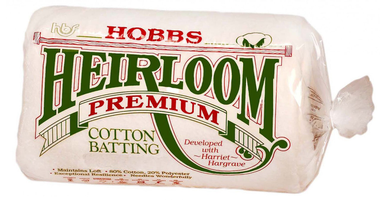 Hobbs Batting Heirloom Premium Cotton Blend 90in x 108in