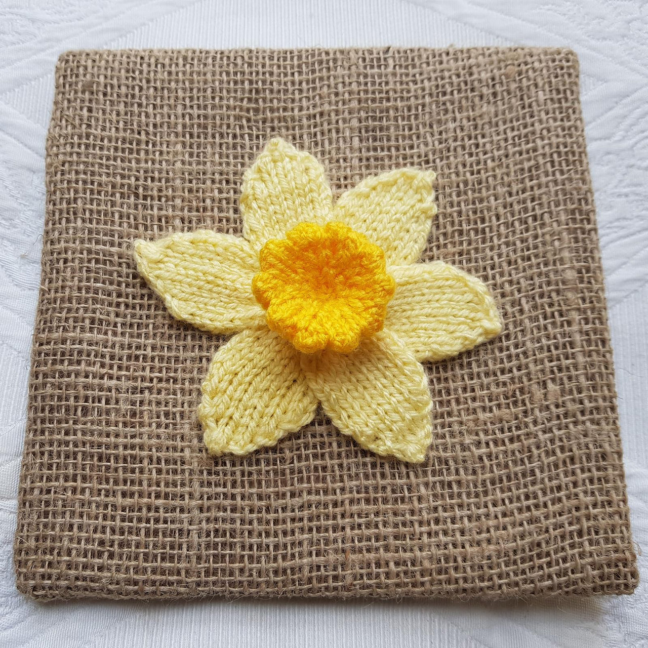 Knitted Daffodil Picture