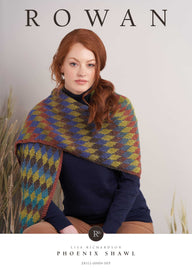 Phoenix Shawl in Rowan Felted Tweed Colour (DE) - Downloadable PDF