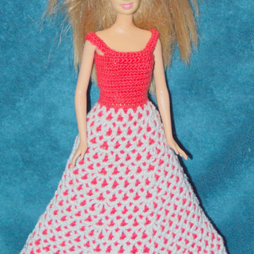 Reversible ball gown and cape