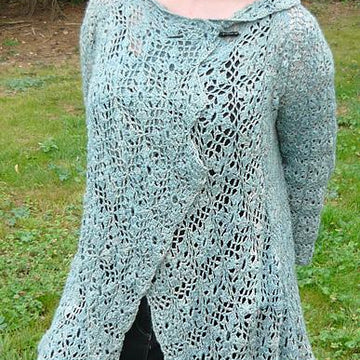Elsa - Crochet Waterfall Cardi