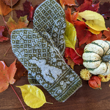 Rabbity mittens & muffatees