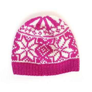 PINK ROSE Beanie
