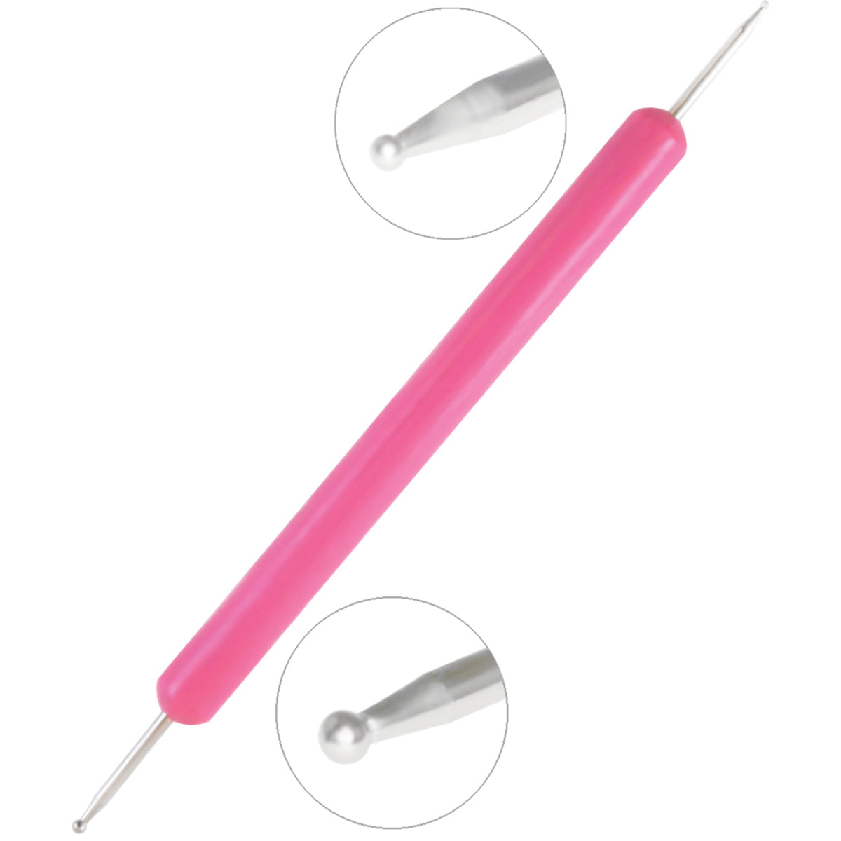 Multicraft Imports Double-Ended Embossing Stylus - Small & Medium Ball Ends