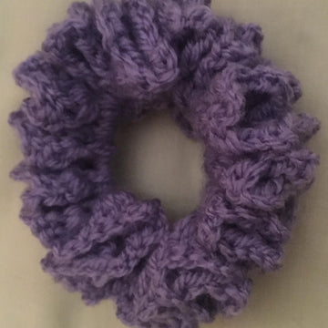 Lavender Sea Coral Scrunchie