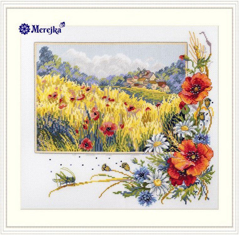 Merejka Summer Field Cross Stitch Kit
