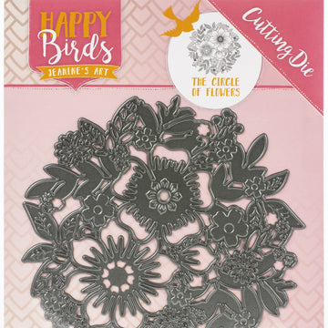 Find It Trading Jeanine's Art Die - The Circle Of Flowers, Happy Birds